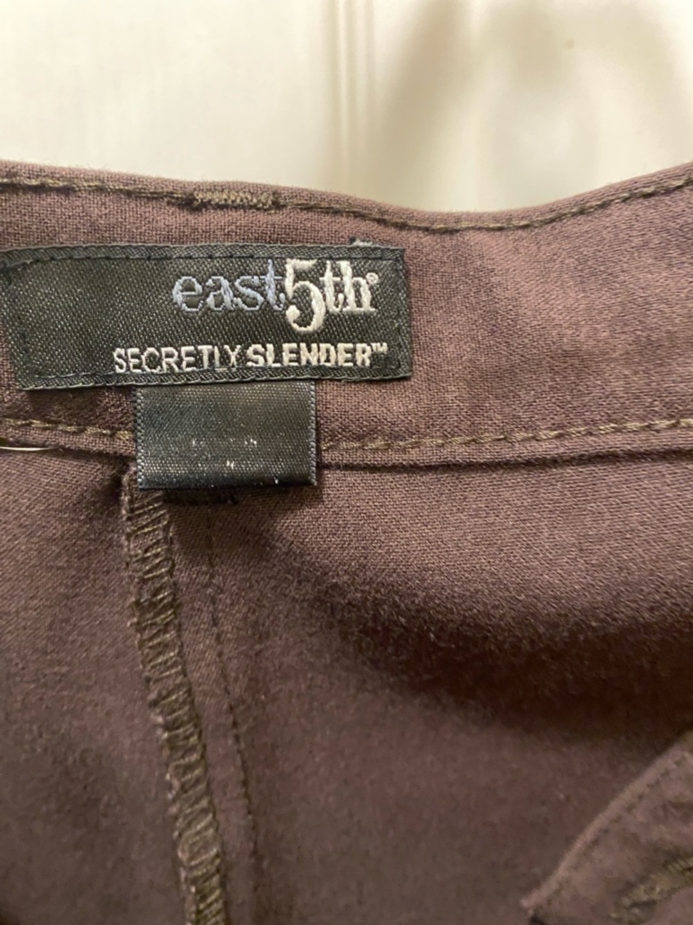 East 5th Wide-Leg Dress Pants in Brown - Picture 2 of 6